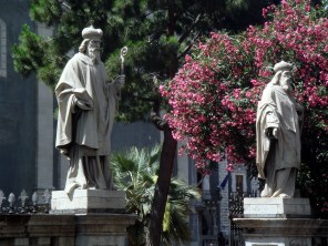 교황 성 레오 3세와 알렉산드리아의 성 아타나시오_by G. Nicoli_photo by Giovanni DallOrto_at the Cathedral of Catania.jpg